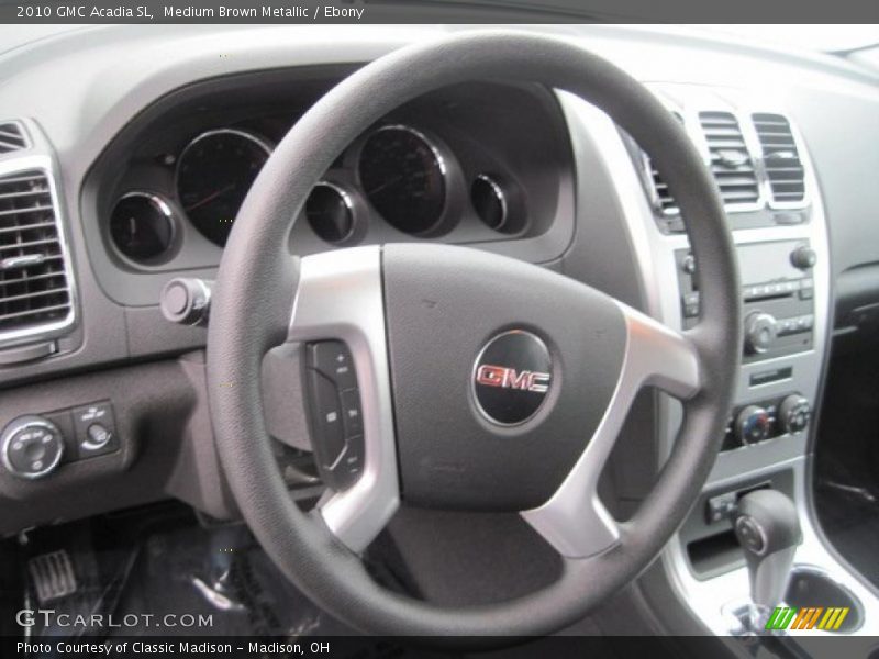 Medium Brown Metallic / Ebony 2010 GMC Acadia SL