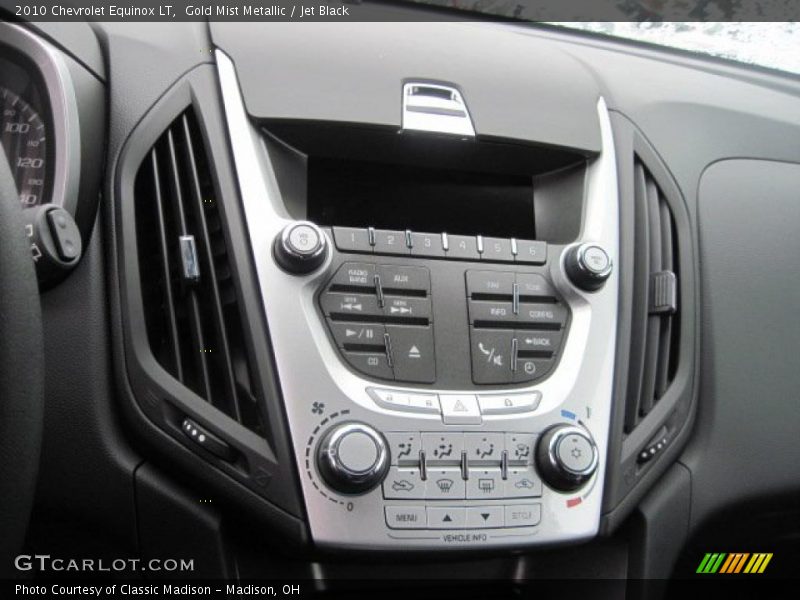 Gold Mist Metallic / Jet Black 2010 Chevrolet Equinox LT