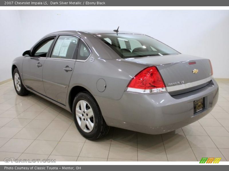 Dark Silver Metallic / Ebony Black 2007 Chevrolet Impala LS