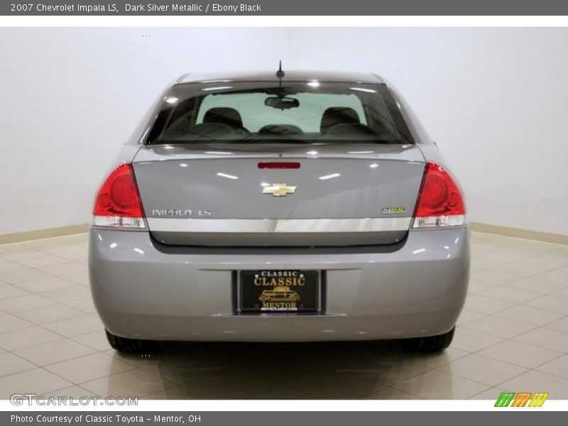 Dark Silver Metallic / Ebony Black 2007 Chevrolet Impala LS