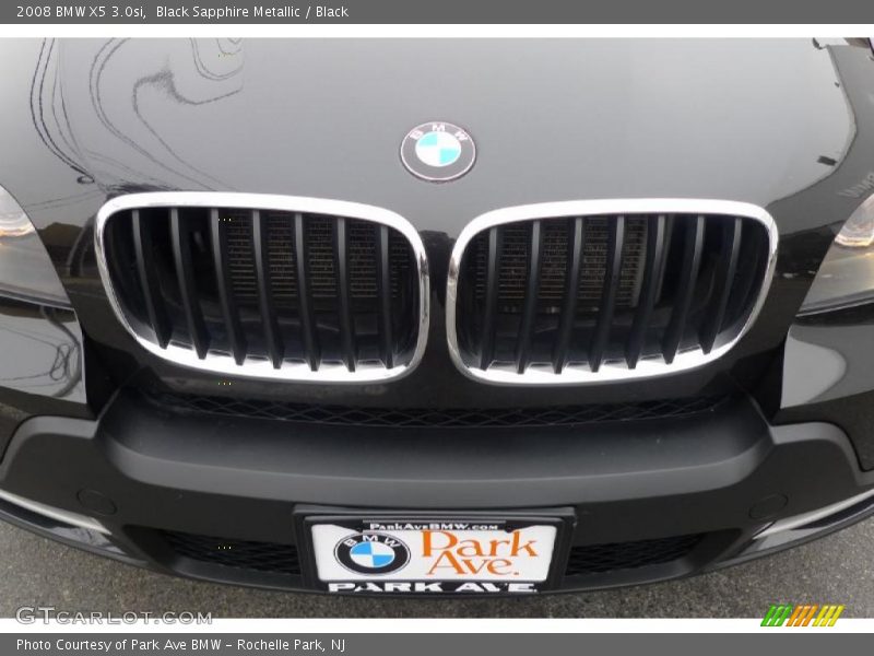 Black Sapphire Metallic / Black 2008 BMW X5 3.0si
