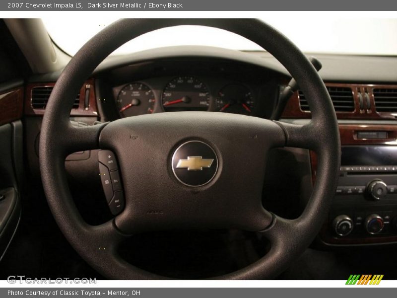 Dark Silver Metallic / Ebony Black 2007 Chevrolet Impala LS