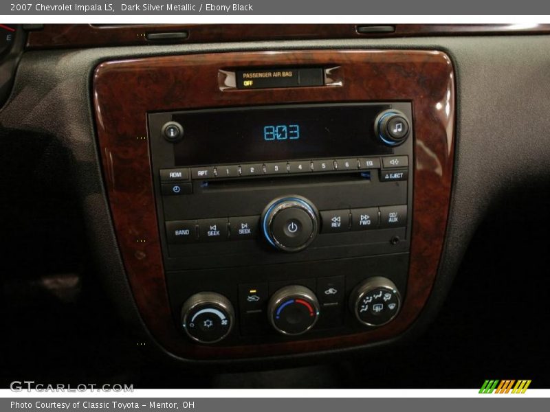 Dark Silver Metallic / Ebony Black 2007 Chevrolet Impala LS