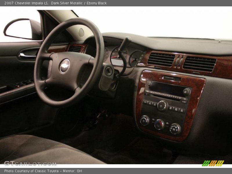 Dark Silver Metallic / Ebony Black 2007 Chevrolet Impala LS