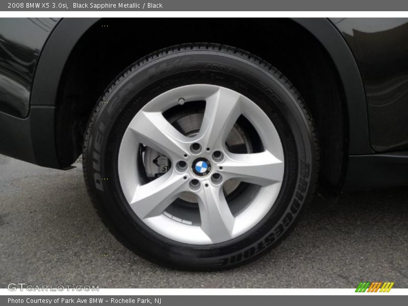 Black Sapphire Metallic / Black 2008 BMW X5 3.0si
