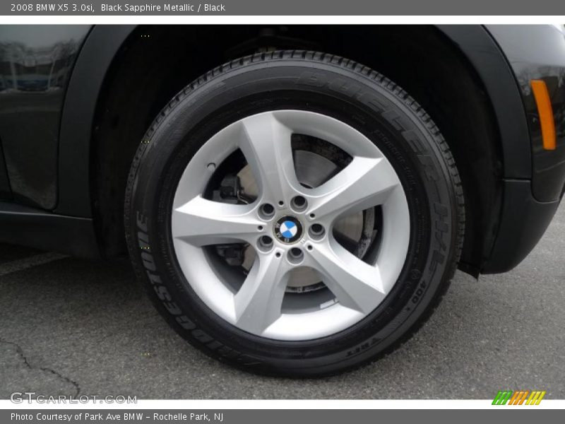 Black Sapphire Metallic / Black 2008 BMW X5 3.0si