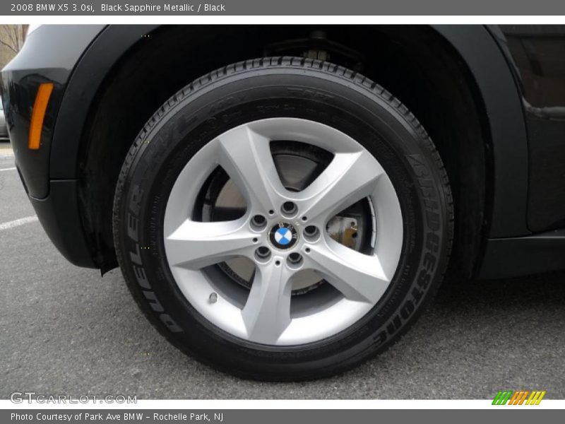 Black Sapphire Metallic / Black 2008 BMW X5 3.0si