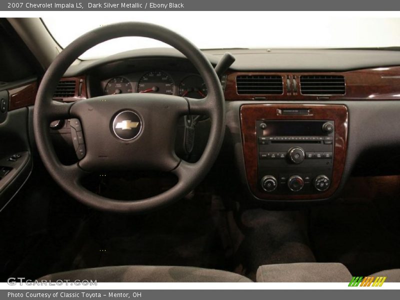 Dark Silver Metallic / Ebony Black 2007 Chevrolet Impala LS