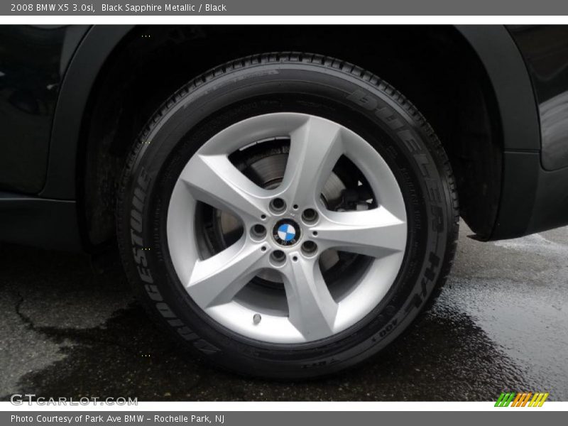 Black Sapphire Metallic / Black 2008 BMW X5 3.0si