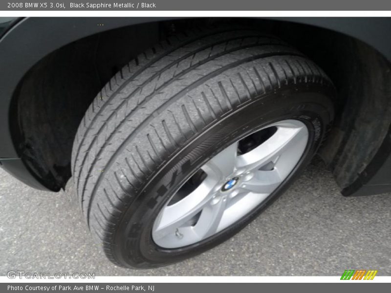 Black Sapphire Metallic / Black 2008 BMW X5 3.0si