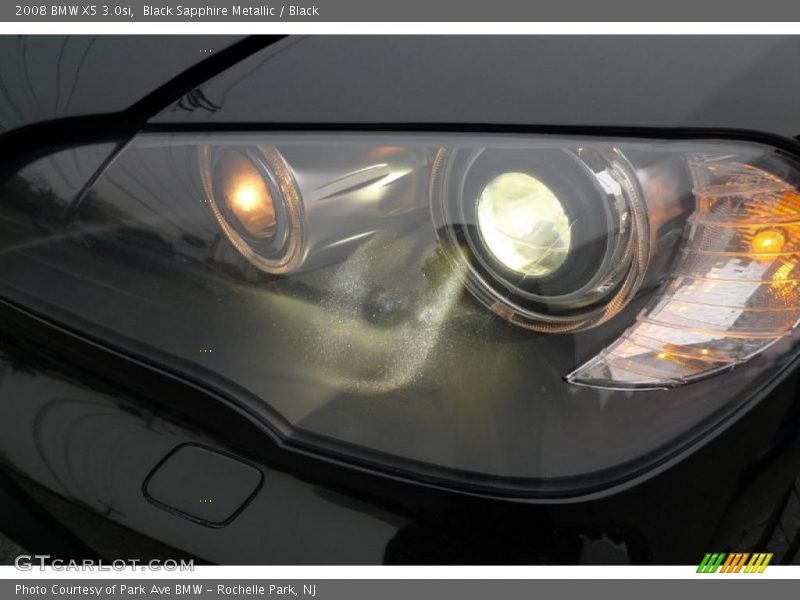 Black Sapphire Metallic / Black 2008 BMW X5 3.0si