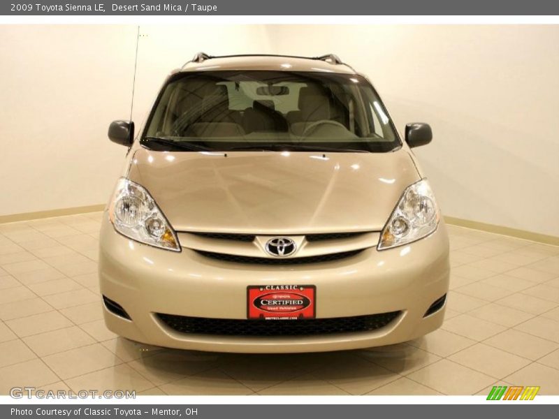 Desert Sand Mica / Taupe 2009 Toyota Sienna LE