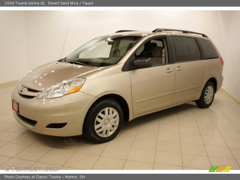 Desert Sand Mica / Taupe 2009 Toyota Sienna LE