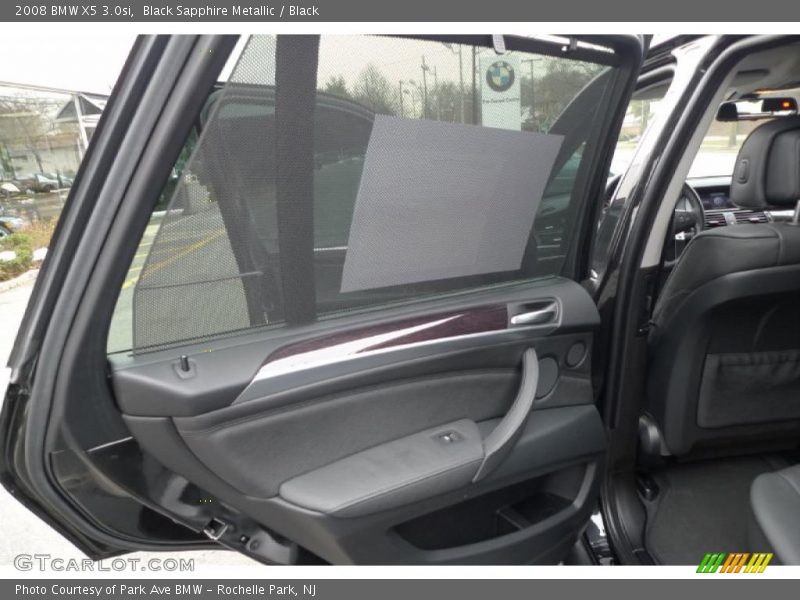 Black Sapphire Metallic / Black 2008 BMW X5 3.0si