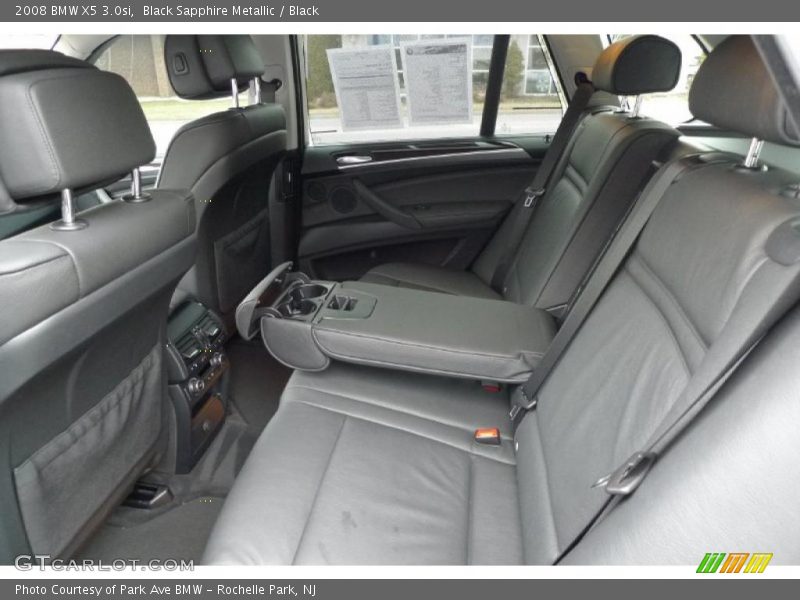 Black Sapphire Metallic / Black 2008 BMW X5 3.0si