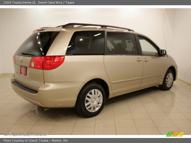 Desert Sand Mica / Taupe 2009 Toyota Sienna LE