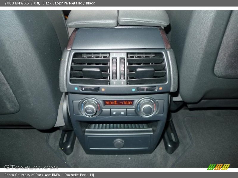Black Sapphire Metallic / Black 2008 BMW X5 3.0si