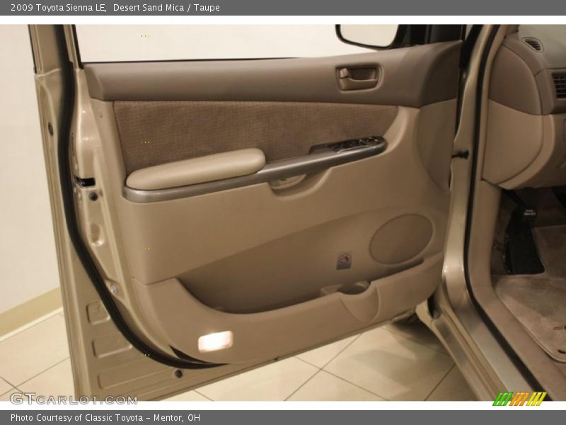 Desert Sand Mica / Taupe 2009 Toyota Sienna LE