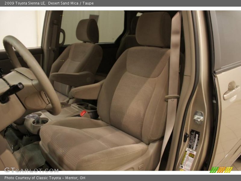 Desert Sand Mica / Taupe 2009 Toyota Sienna LE