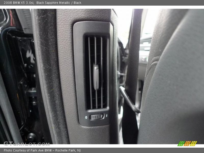 Black Sapphire Metallic / Black 2008 BMW X5 3.0si