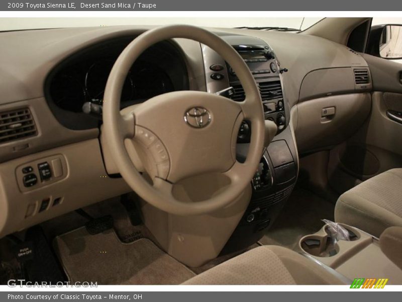 Desert Sand Mica / Taupe 2009 Toyota Sienna LE