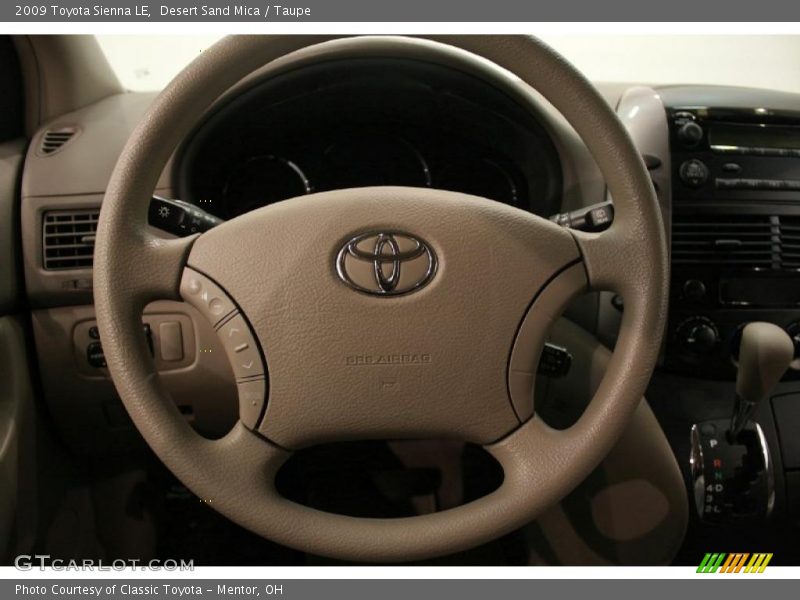 Desert Sand Mica / Taupe 2009 Toyota Sienna LE