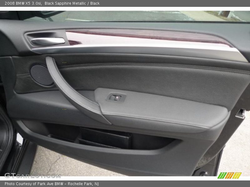 Black Sapphire Metallic / Black 2008 BMW X5 3.0si