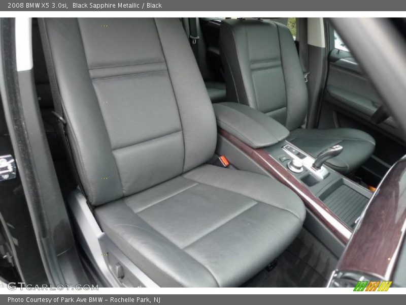 Black Sapphire Metallic / Black 2008 BMW X5 3.0si