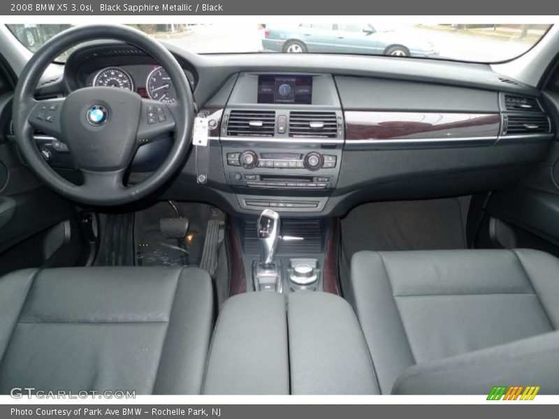 Black Sapphire Metallic / Black 2008 BMW X5 3.0si