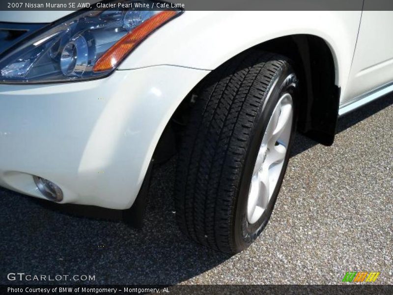 Glacier Pearl White / Cafe Latte 2007 Nissan Murano SE AWD