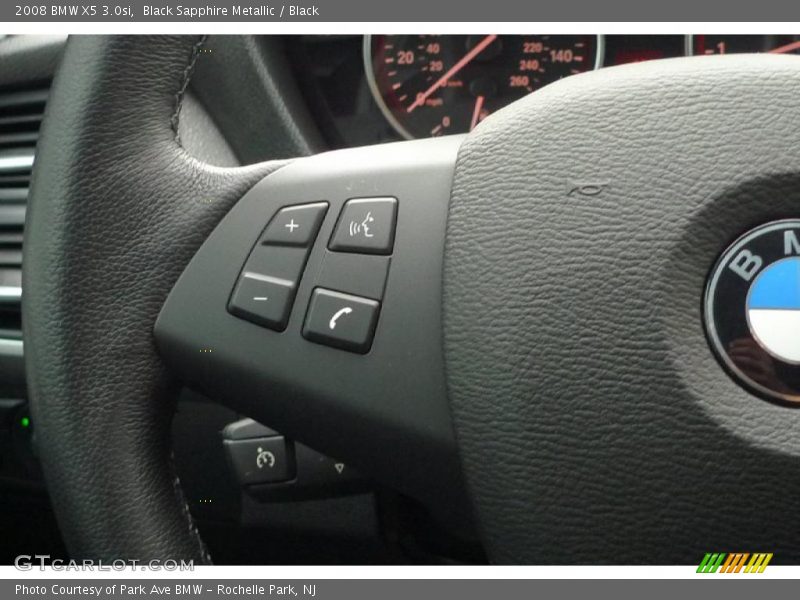 Black Sapphire Metallic / Black 2008 BMW X5 3.0si