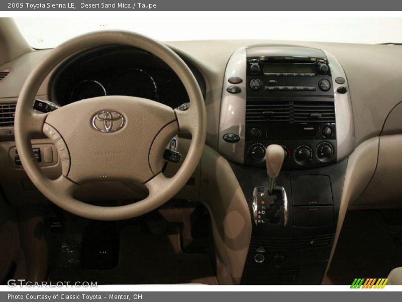 Desert Sand Mica / Taupe 2009 Toyota Sienna LE