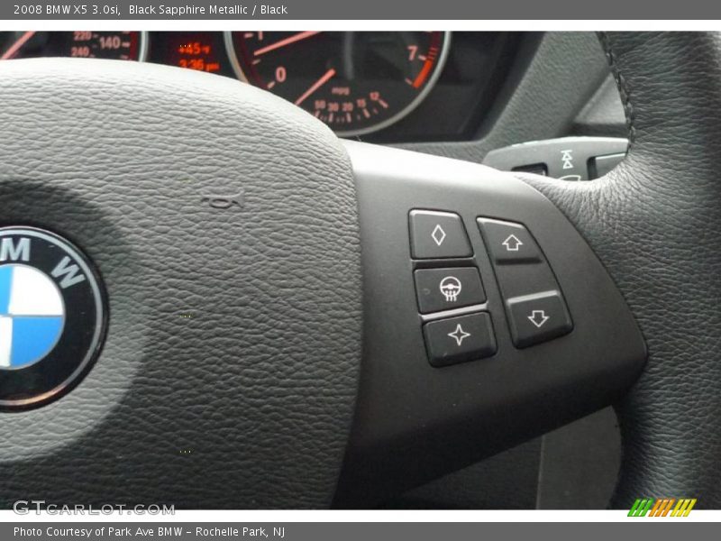 Black Sapphire Metallic / Black 2008 BMW X5 3.0si