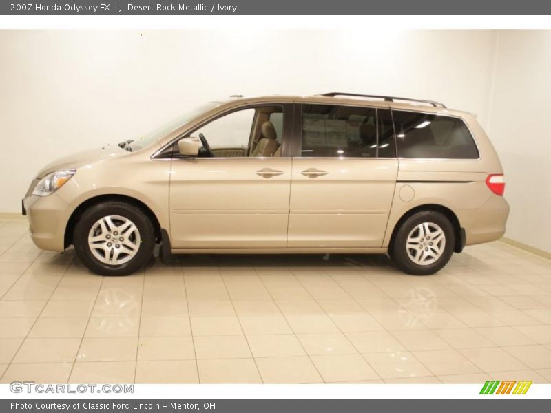 Desert Rock Metallic / Ivory 2007 Honda Odyssey EX-L