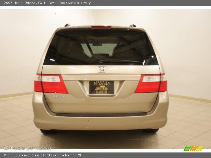 Desert Rock Metallic / Ivory 2007 Honda Odyssey EX-L