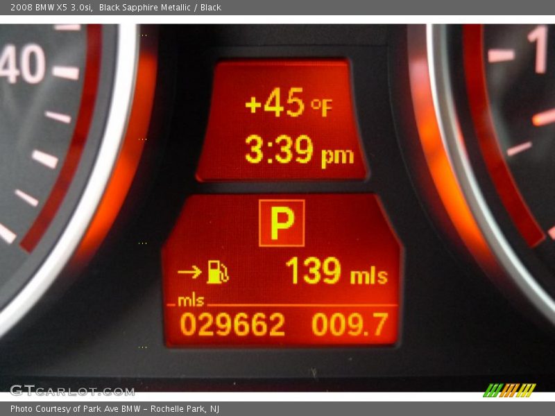 Black Sapphire Metallic / Black 2008 BMW X5 3.0si
