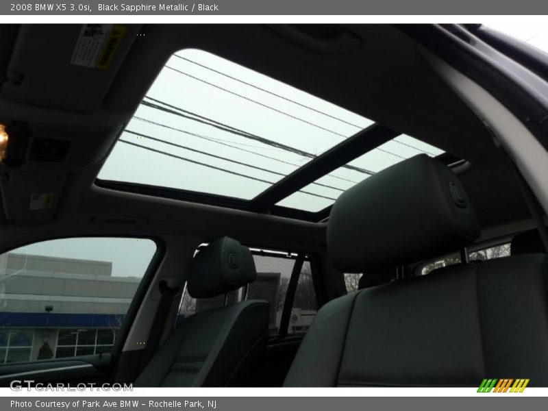 Black Sapphire Metallic / Black 2008 BMW X5 3.0si