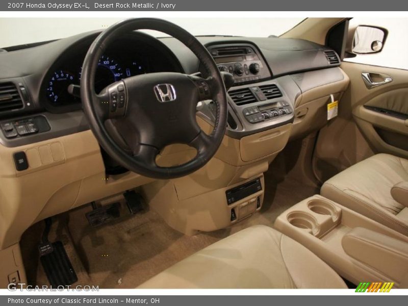 Desert Rock Metallic / Ivory 2007 Honda Odyssey EX-L