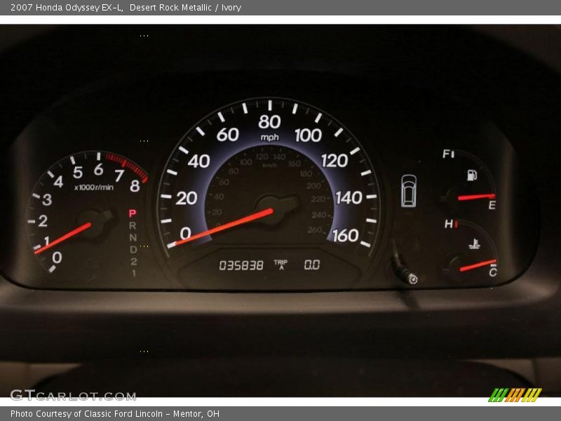 Desert Rock Metallic / Ivory 2007 Honda Odyssey EX-L