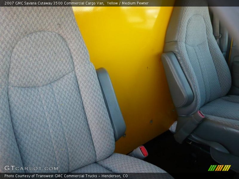 Yellow / Medium Pewter 2007 GMC Savana Cutaway 3500 Commercial Cargo Van