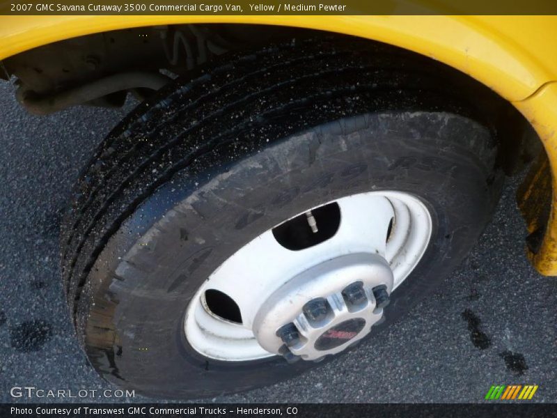 Yellow / Medium Pewter 2007 GMC Savana Cutaway 3500 Commercial Cargo Van