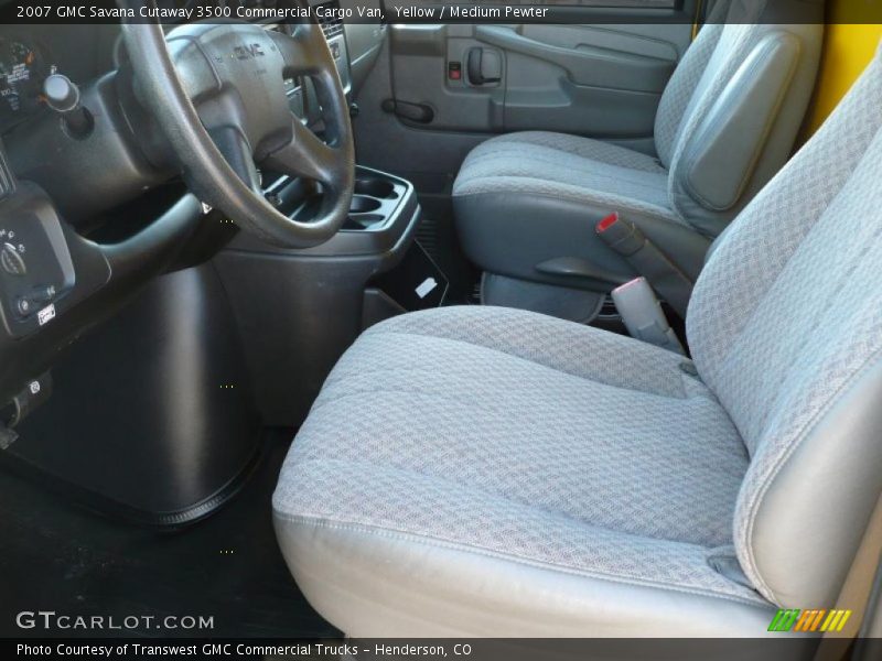 Yellow / Medium Pewter 2007 GMC Savana Cutaway 3500 Commercial Cargo Van