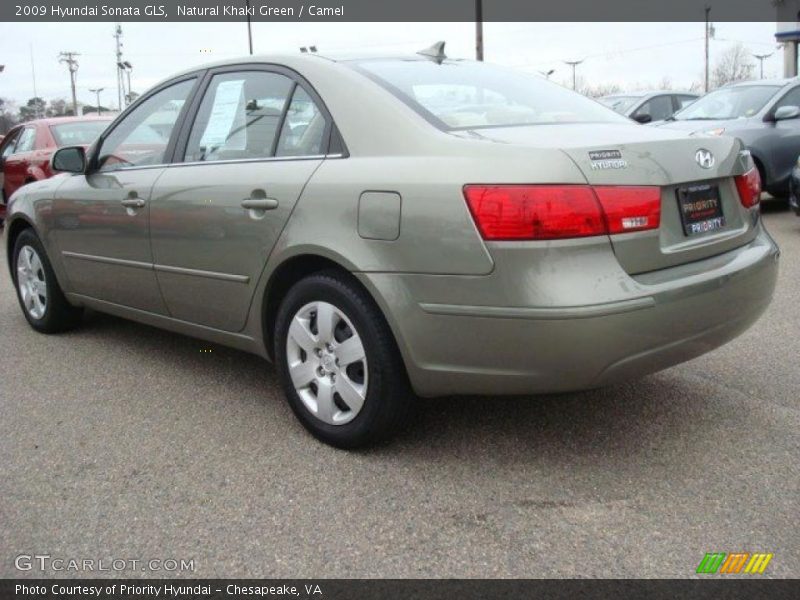 Natural Khaki Green / Camel 2009 Hyundai Sonata GLS