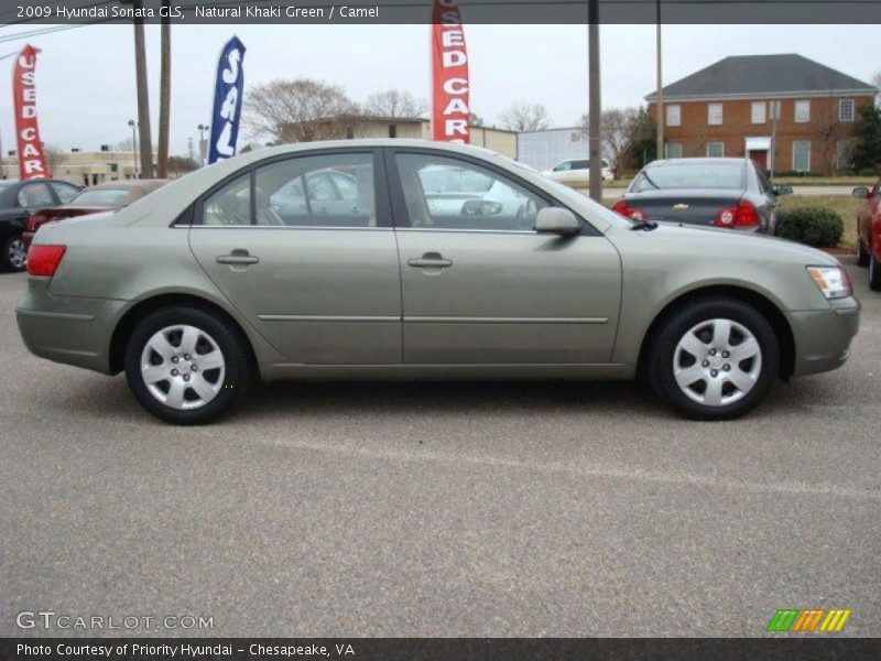 Natural Khaki Green / Camel 2009 Hyundai Sonata GLS