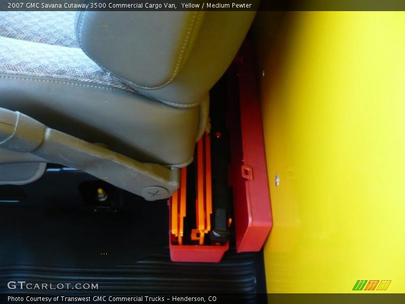 Yellow / Medium Pewter 2007 GMC Savana Cutaway 3500 Commercial Cargo Van