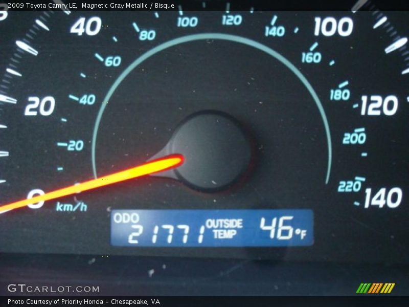 Magnetic Gray Metallic / Bisque 2009 Toyota Camry LE