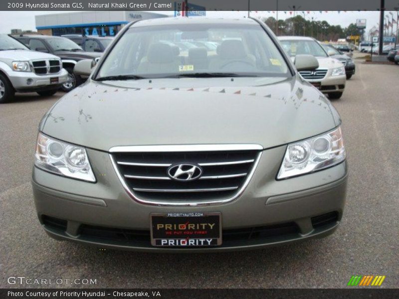 Natural Khaki Green / Camel 2009 Hyundai Sonata GLS