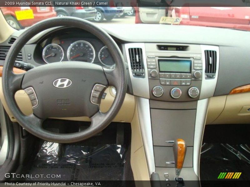 Natural Khaki Green / Camel 2009 Hyundai Sonata GLS