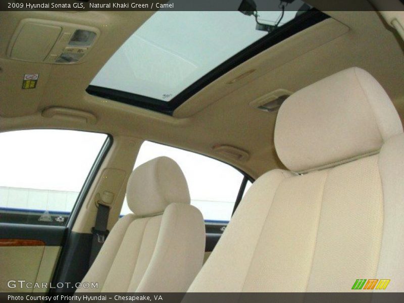 Natural Khaki Green / Camel 2009 Hyundai Sonata GLS