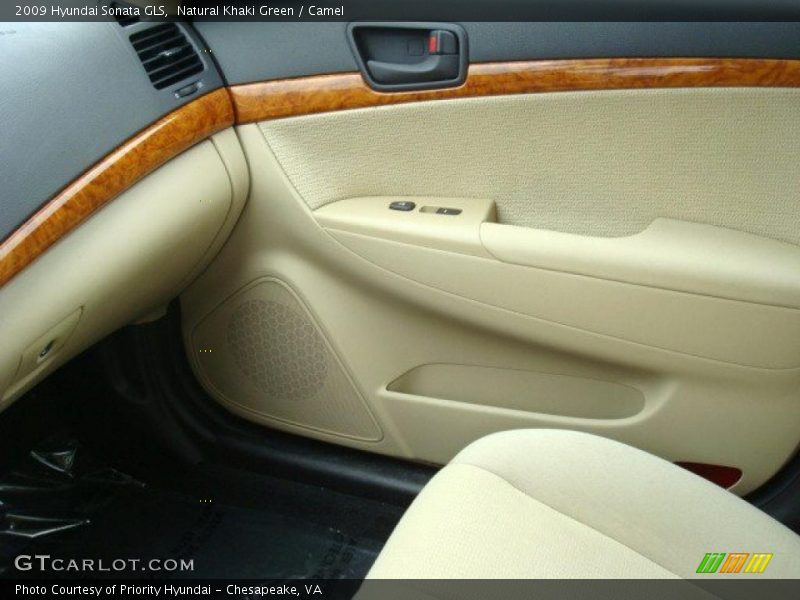 Natural Khaki Green / Camel 2009 Hyundai Sonata GLS